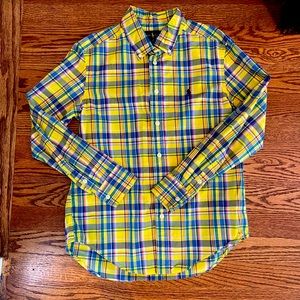 Boys Ralph Lauren button down. Size Medium (10/12).